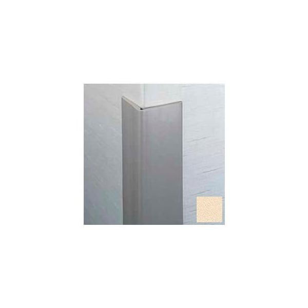 Pawling Flexible Vinyl Corner Guard, 2-1/2" Wings, 3/16" Radius, 4'H, Ivory, Heavy Duty Flexible Vinyl CG-3-4-2 - main